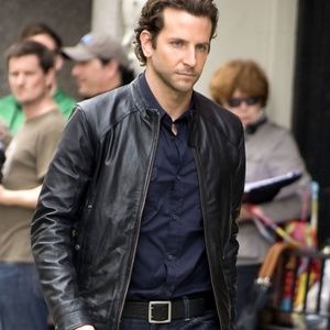 Diesel 'Leide' Trim Fit Men's Leather Jacket